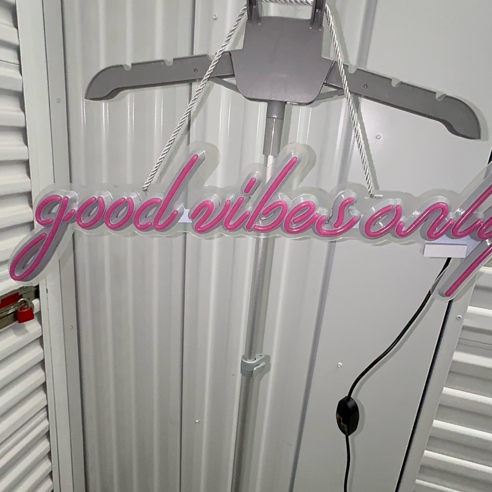 Clear Acrylic Neon Sign